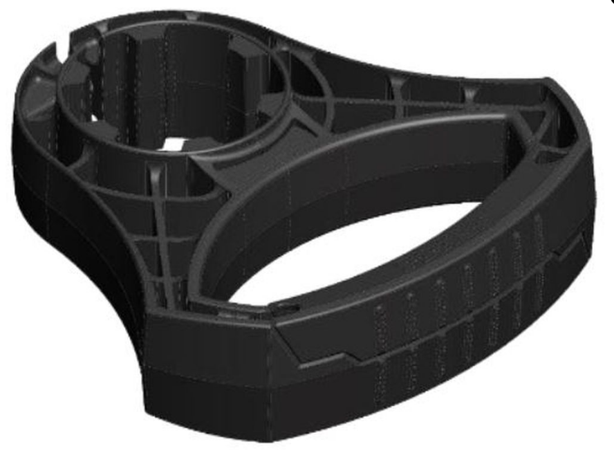 ALKO Rangiergriff für Stützrad Rohr-Ø 48 mm schwarz