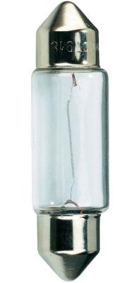 Glühlampe  Soffitte 12 V, 10 W SV8,5-8 / 11 x 43 mm VerglNr: 014000008