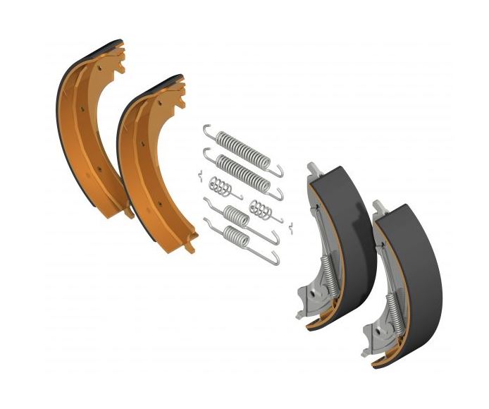 KNOTT Bremsbackenset 30-2261, 300x60 m. Rückmatik VerglNr: 404115.001 / 404115001 0980103690 09.801.03.69.0, 4SBA835-4