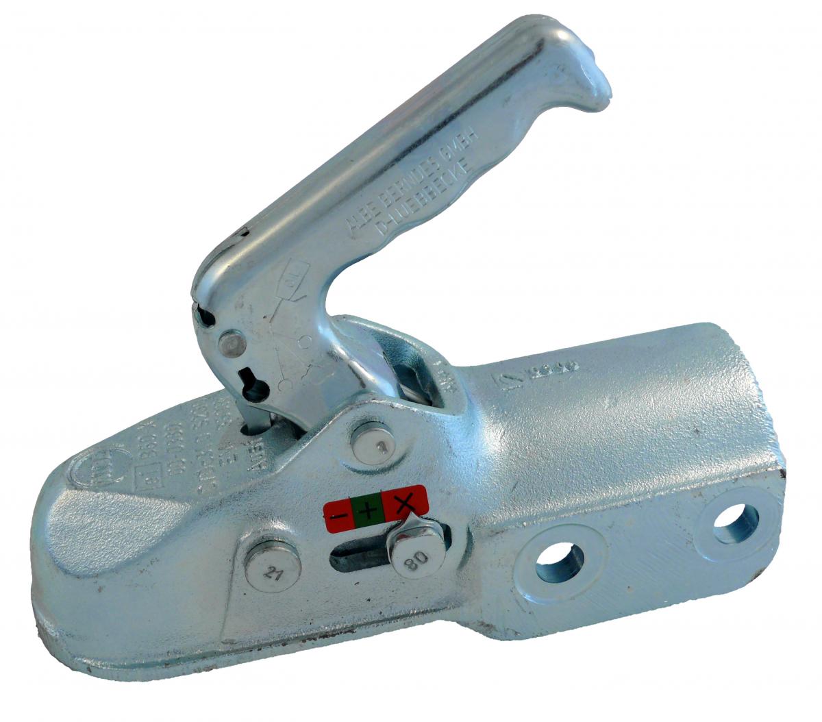 Winterhoff Kugelkupplung, 350-RCH-1414/ ehem. 05761, Zugrohr Ø 60 mm, Bohrung:  horizontal Ø 14.5, Lochabstand 54 mm