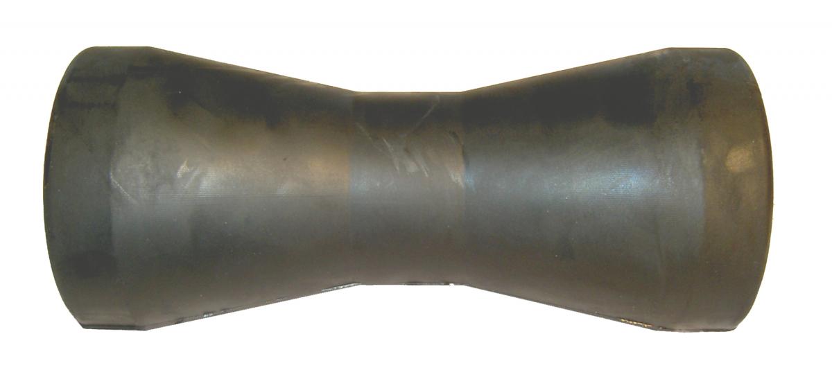 Kielrolle, V-Form, Gummi Achs-Ø 21 mm, Länge 195 mm VerglNr: 360713