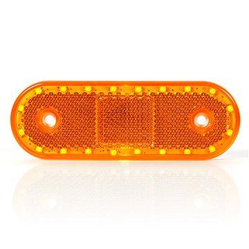 Seitenmarkierungsleuchte LED gelb, 12/24V WAS
