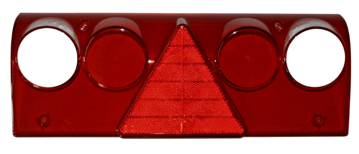 Aspöck Europoint II Lichtscheibe,li+re, Dreieck 420x148x85 VerglNr: 18-8560-002, 40.255.112