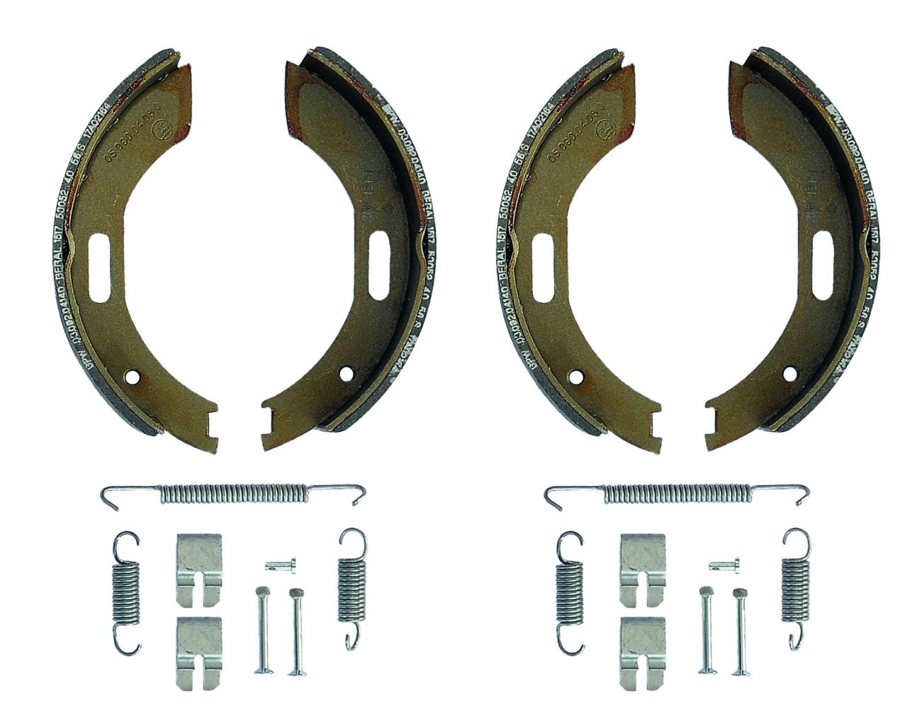 BPW Bremsbackensatz 200 x 50 mm, inkl. Federnsatz, S2005-7RASK, VerglNr: 2555525,  05.090.04.08.0, 4SBA875-4B