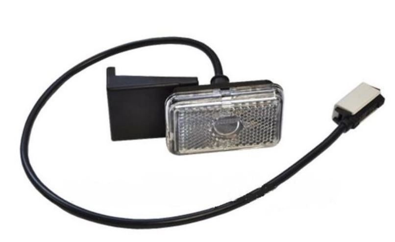 Positionsleuchte Jokon, weiss PLR 130 12V L, Winkelhalter 108x45x22, 5W, Kabel 0.5 m, links, integriertem Rückstrahler VerglNr: 11.1001.525