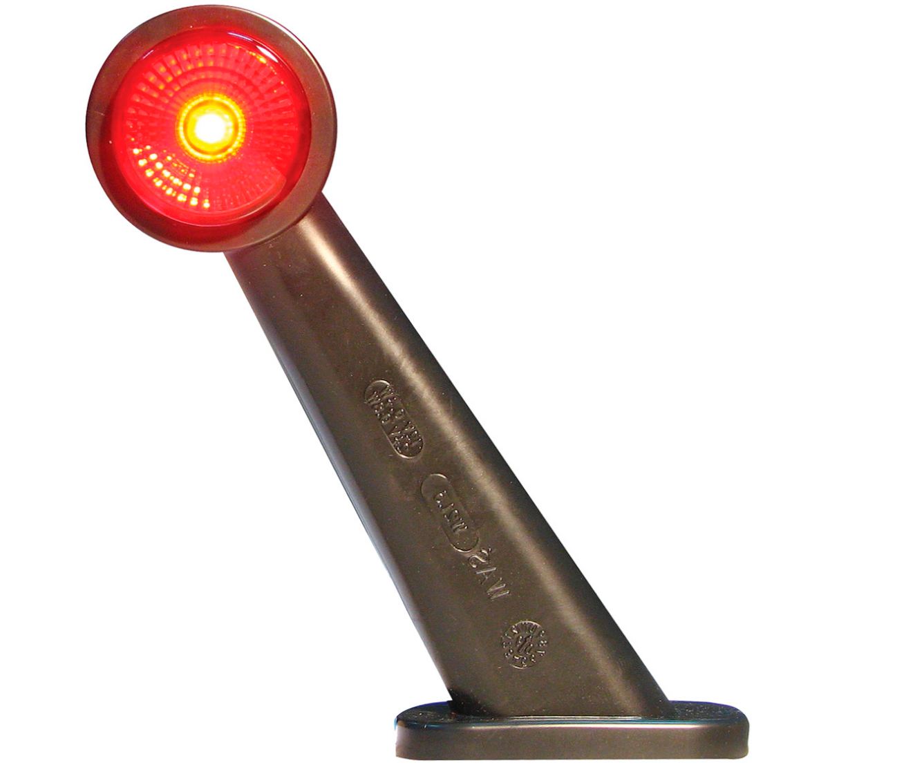 WAS Umrissleuchte links, gerade, LED rot/weiss 12/24V 32 cm, W21.1, VerglNr: 02.100.102