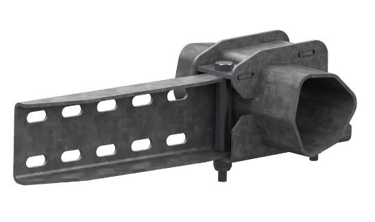 ALKO Holmanschlussprofil, 110-25 Grad, passend zu 1800 kg Achsen