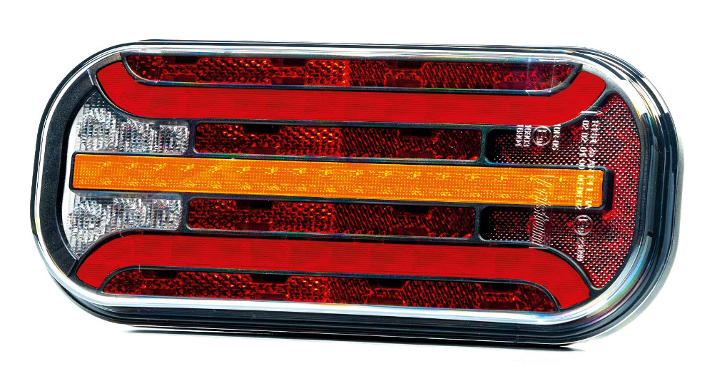 Fristom Rückleuchte LED FT-230 rechts BBSKR mit Rückfahrlicht, 94x214x36mm, 5-pol Bajonett