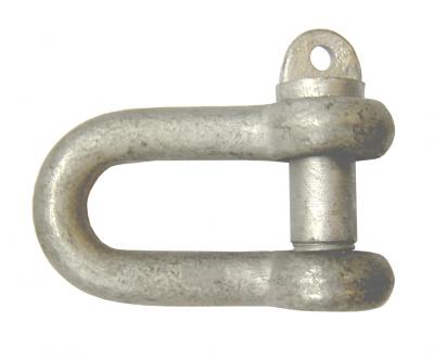 Schäkel DIN 82101A, vz. Bolzen-Ø 10mm, Tragkraft 400kg 