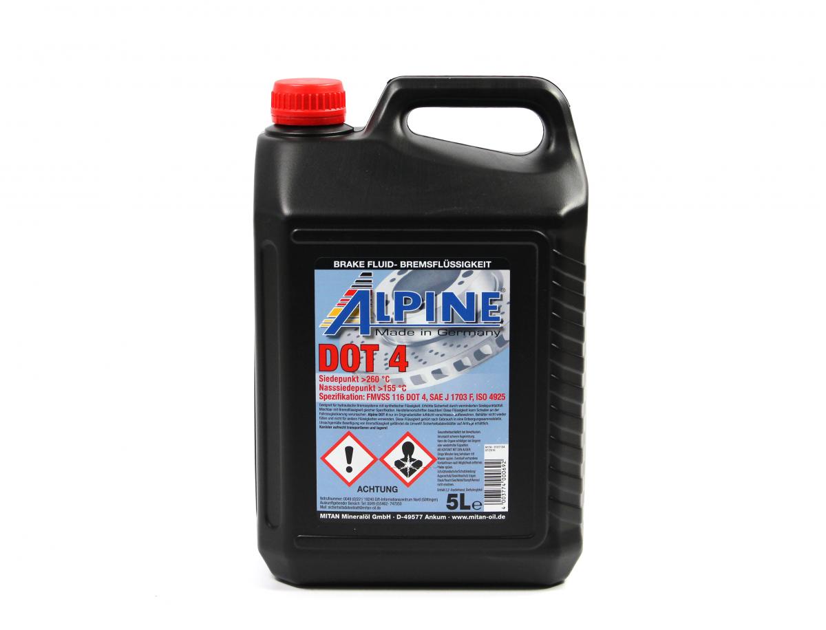 Bremsflüssigkeit DOT 4 5 ltr.