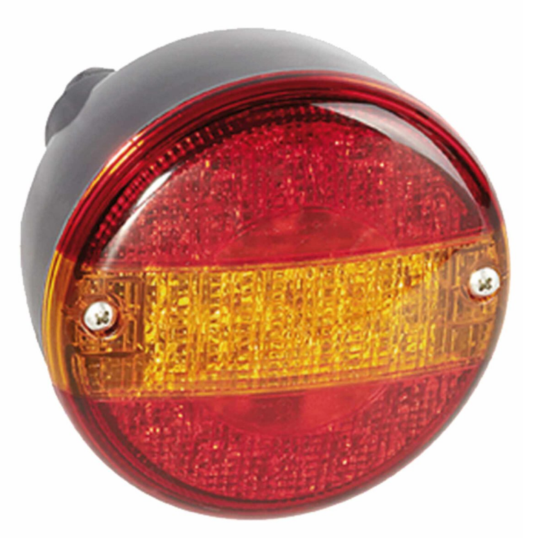 Aspöck Dreikammerleuchte, LED rund , PG 16-Anschluss,12/24V Ø140mm