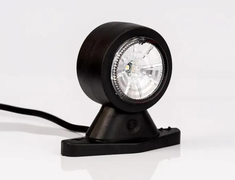 Umrissleuchte LED Fristom rot/weiß, links/rechts kurz, 12x30V 0.3m Kabel 118x88x45 VerglNr: FT009A, 01452910