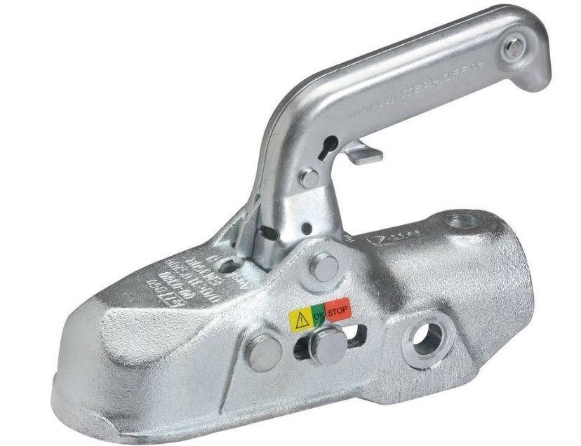 Winterhoff Kugelkupplung WW, 350 RD K1414, Zugrohr:  Ø 65 mm Bohrung: vertikal Ø 14.5, horizontal Ø 14.5, Lochabstand 40mm, VerglNr: 057652