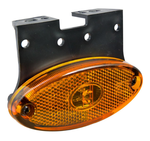 Aspöck Flatpoint II SeitenmarkierungsleuchteLED, 24 V, 1,5m P&R Kabel, 90° Winkel(C) VerglNr: 31.236.410, 31-2364-104