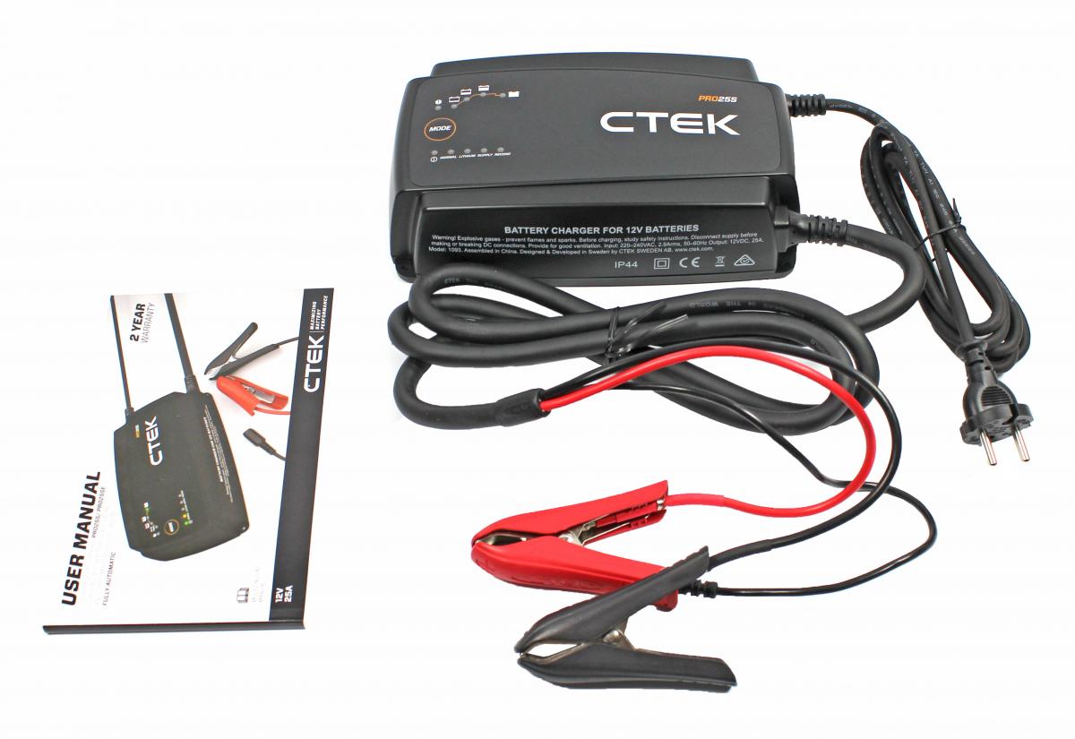 Hochfrequenzladegerät, 230 V für 12 V Anwendungen, PRO 25 S 