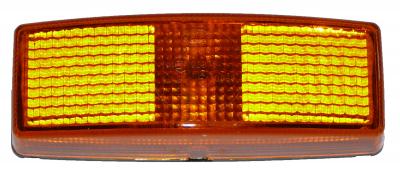 Hella Lichtscheibe gelb für Seitenmarkierungsleuchte 2PS006717031, 110x40x25 VerglNr: 9EL141135-031