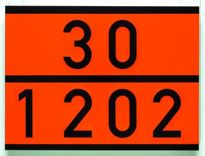 Einstofftafel 400x300 mm PVC-Selbstklebefolie