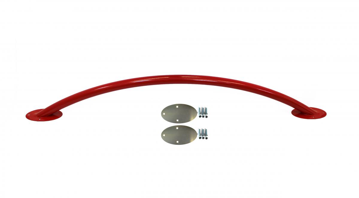 Pferdedeckenhalterung 1500 mm kpl. mit Befestigungsmat. rot 