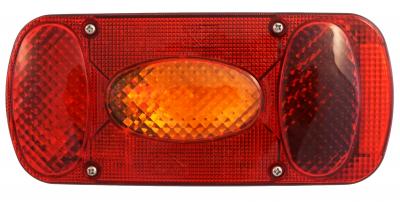 Aspöck Midipoint II Mehrkammerleuchte rechts 218x98x57, mit KZL seitlich, 5 pol Bajonettanschluss VerglNr: 014000552