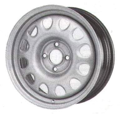 Felge 3.00-8 4/60/100,  ET 0 Mefro VerglNr: Mefro 603000, 604230