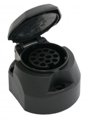 Steckdose 13-polig, 12V p.f. West-Stecker 7+13-polig 