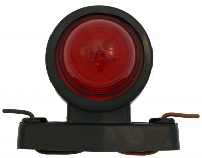 Hella Umrissleuchte 12/24V rot/weiß, links/rechts 98x85x86mm, Lochabstand 76mm VerglNr: 2XS955031-001