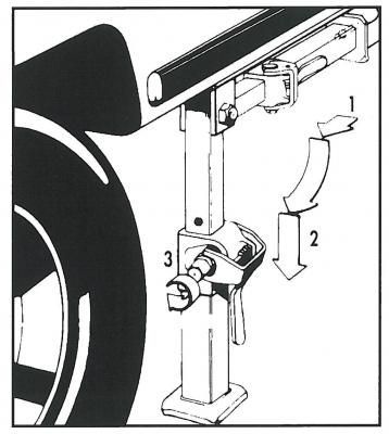 Quicklift VS Stütze BG II mit Sechskant 