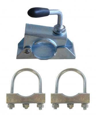 Klemmschelle + Klemmhalter Stahl vz. 