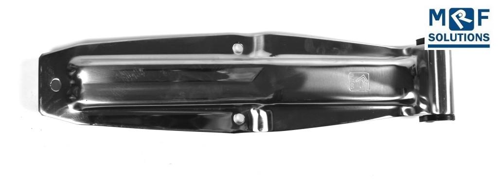 MRF Scharnierblatt gross INOX Gesamtlänge: 340mm Breite: 80mm VerglNr: 205010269