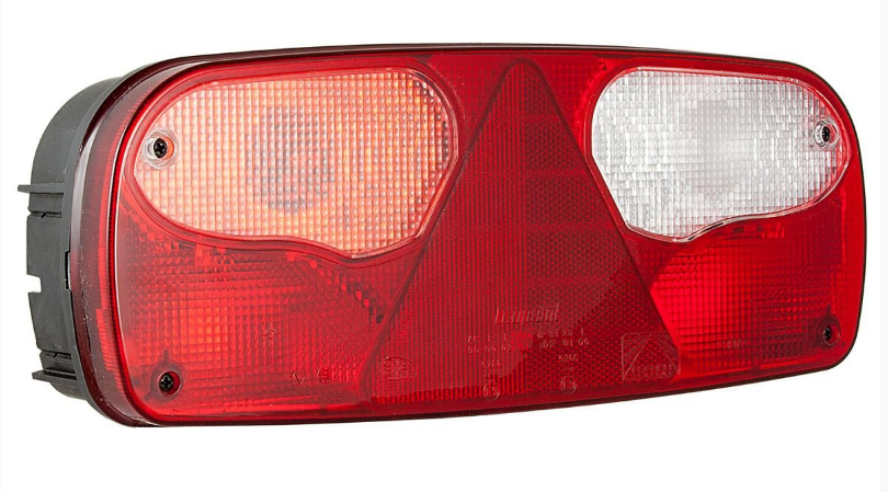 Aspöck Heckleuchte Ecopoint I links, 7 pol.-ASS, mit Dreieck, 24V