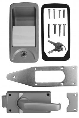 Schloss 3-tlg., langer Innengriff, für Caravan und Verkaufswagen gross, 156 x 76 mm VerglNr: 008000418
