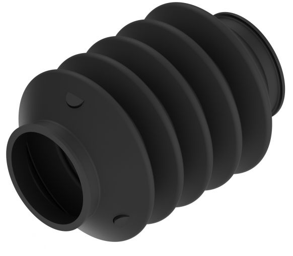 KNOTT Faltenbalg, universal, KR/KF 7.5-30, L: 160 mm, B: 58 mm, C: 60 mm, VerglNr: 4FB87001, 69000393