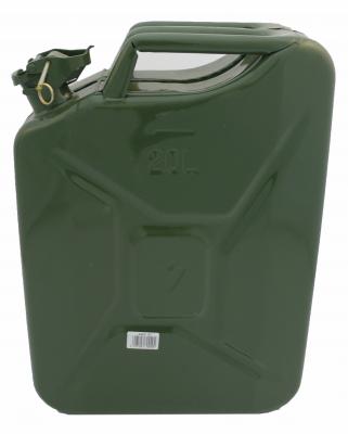 Kraftstoffkanister 20 ltr. aus Stahlblech, oliv 