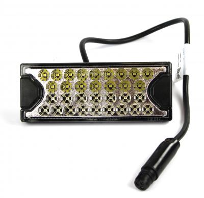 Aspöck Miniled II, Rückfahr und Nebelschlußleuchte, Mehrfunktionsl. 150x59x20, Kabel 0.5m mit 3-pol. ASS3, li / re