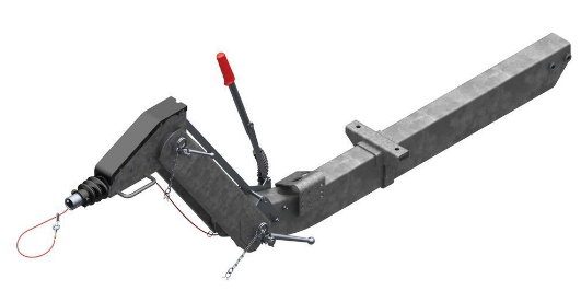 ALKO Auflaufeinrichtung 251 VB-2, höhenverstellbar mit Deichselprofil gekröpft, 1425-2700 kg, Stützlast 120 kg, K: 3752 mm, E: 2450 mm, RB 1637 / 2051